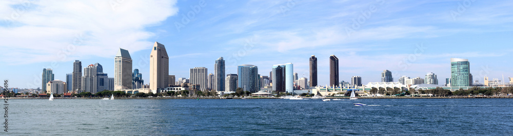 San Diego Skyline Downtown Panorama