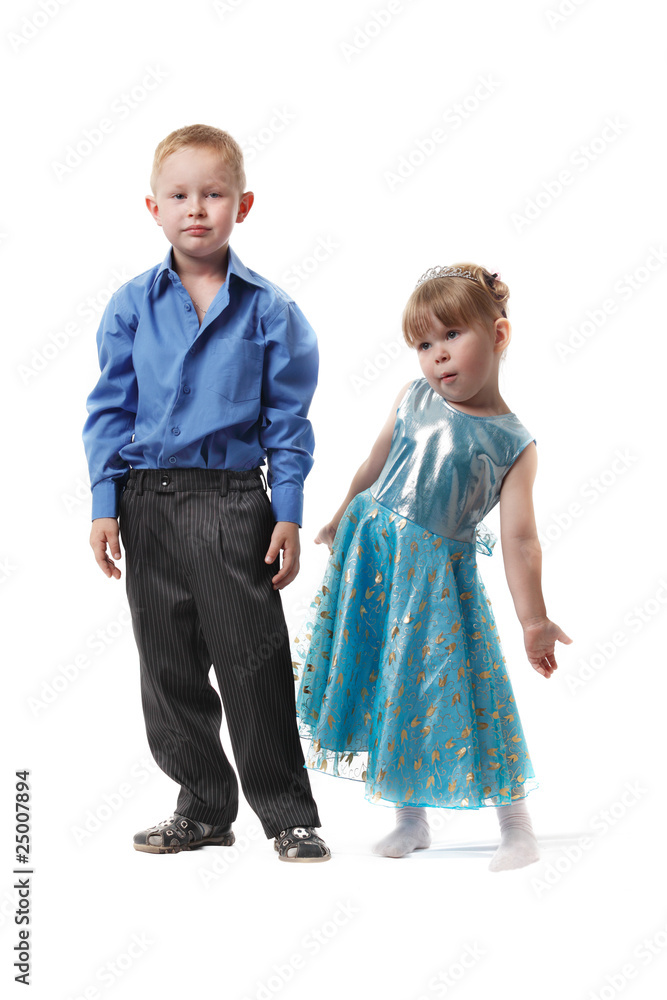 The little boy and the girl The little boy and the girl