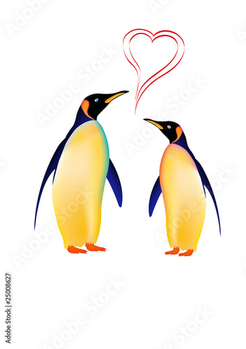 pinguini innamorati in ai