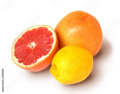 Grapefruit and lemon.