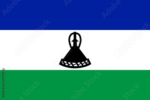 Drapeau du Lesotho photo