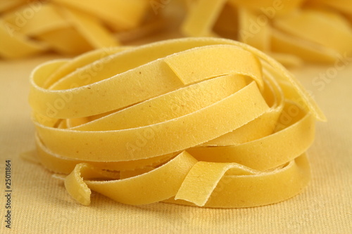 raw fettuccine