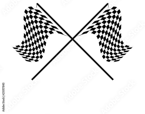 Zielflaggen Kreuz