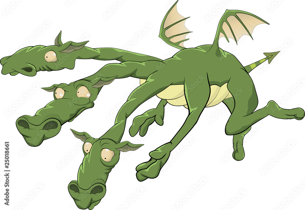 Fototapeta premium dragon from a fairy tale