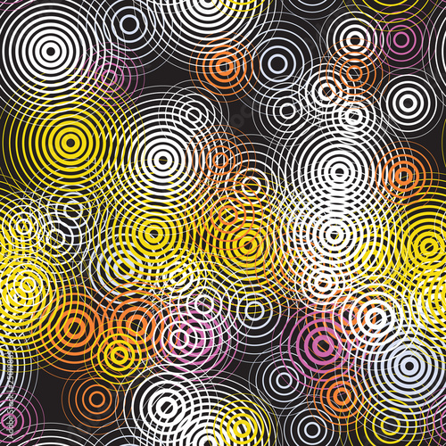 Circles seamless tile