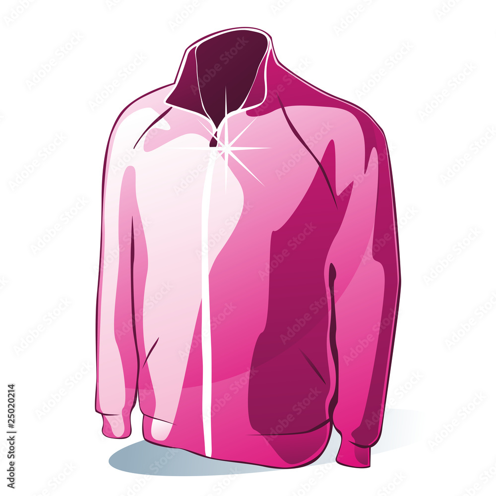 fully editable vector illustration of isolated jacket fully editable vector illustration of isolated jacket