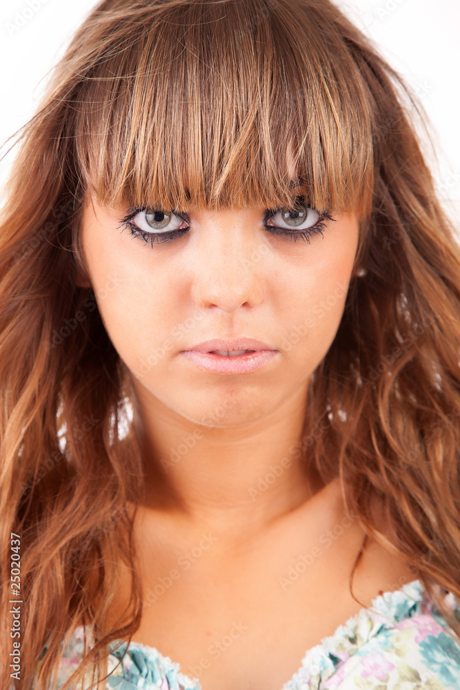 Fototapeta premium Young casual woman portrait
