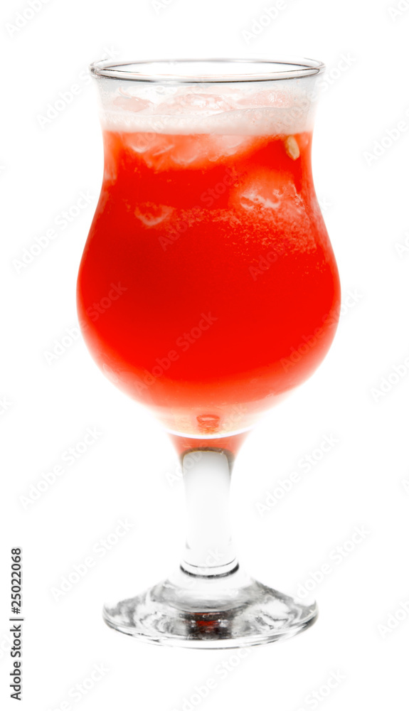 red juice with ice red juice with ice