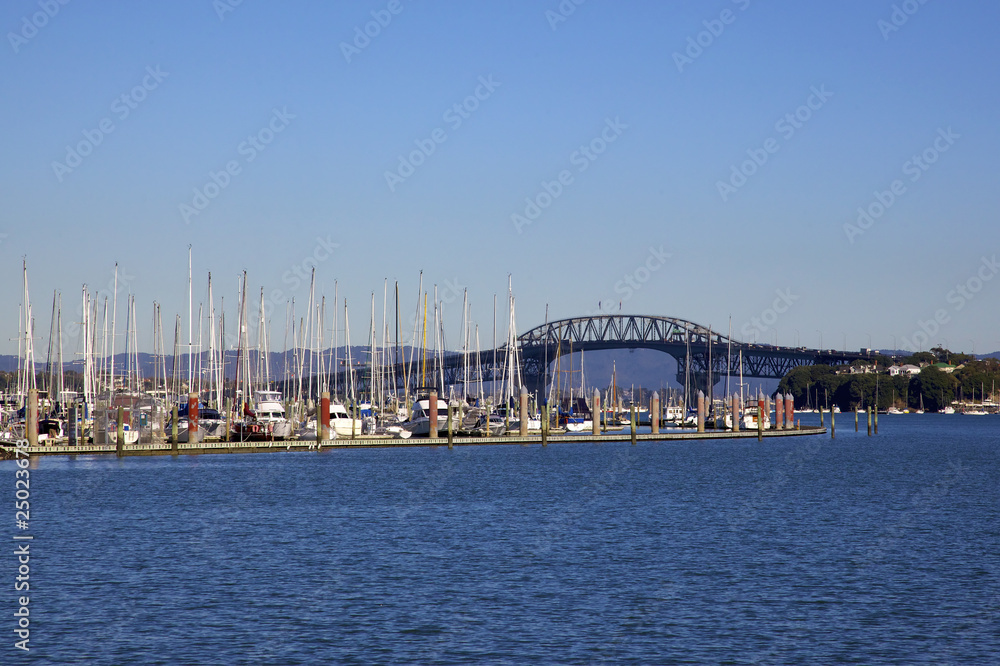 Obraz premium Auckland Harbour Bridge