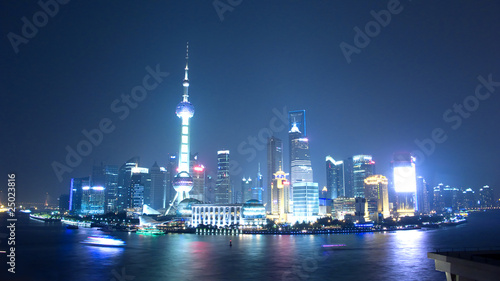 night view in shanghai