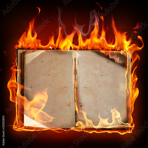 Burning book