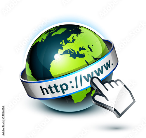 Concept internet communication