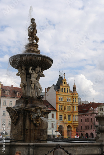 Czesky Krumlov Fountain © SeanPavonePhoto