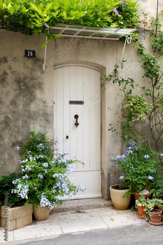 Old wooden front door © JMD