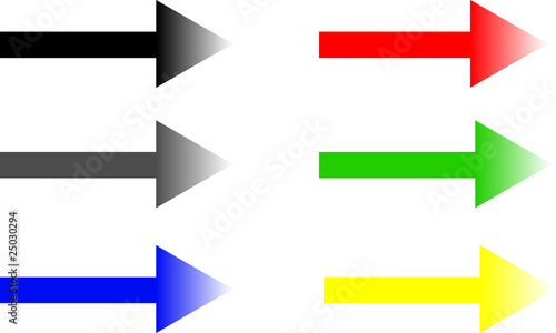 6 Pfeile rechts
