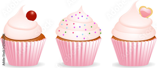 Cupcakes set