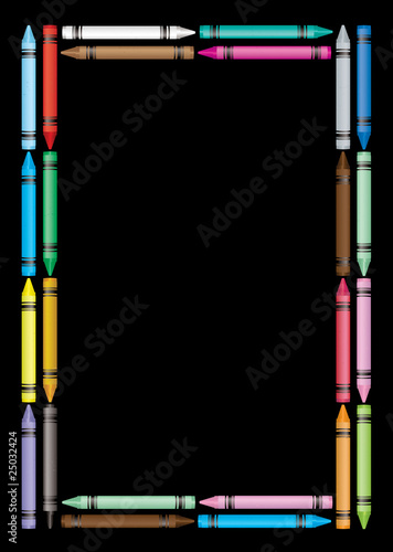 crayon frame