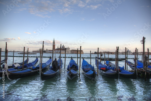 Venice Gondolas at Sunset © jeremyreds