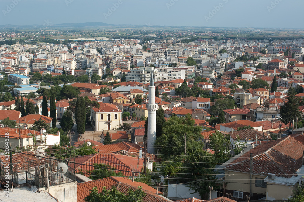 Panorama Of Xanthi City, Greece