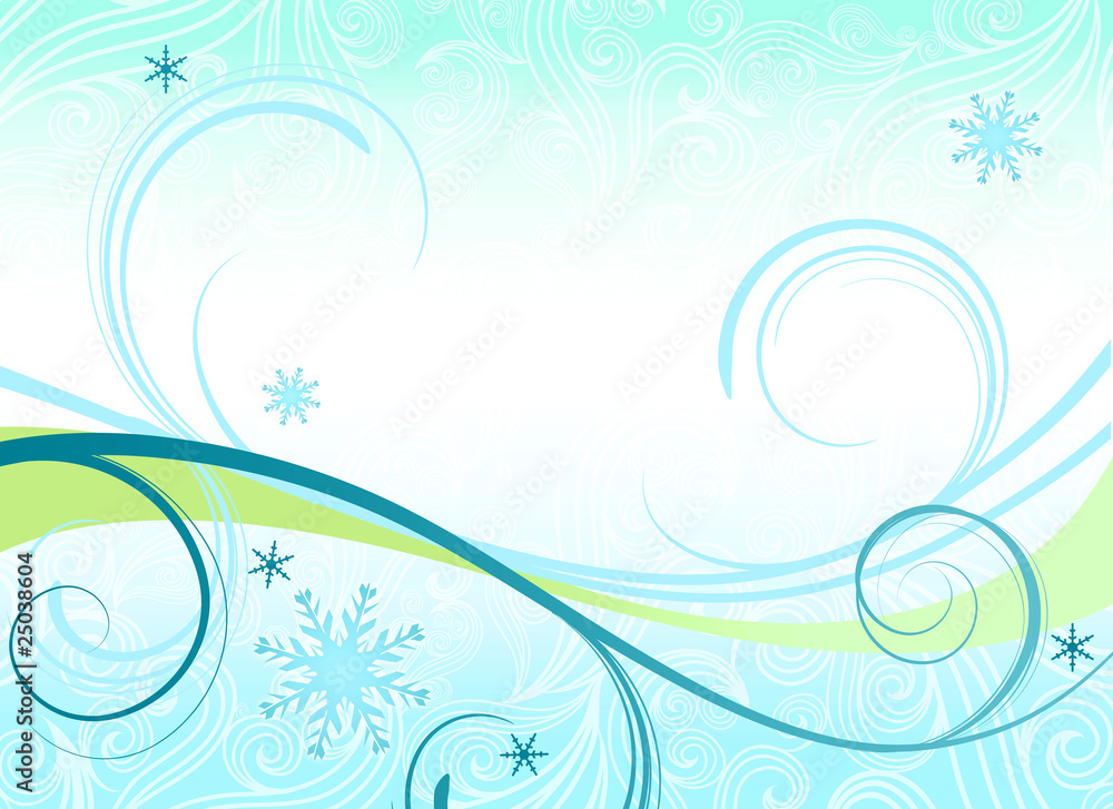 winter themed background or banner