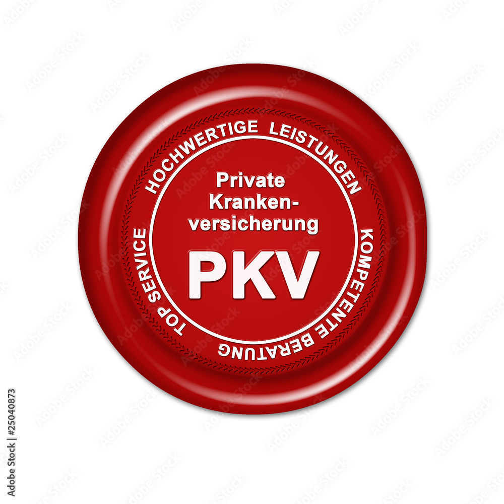 private krankenversicherung, pkv, button, siegel, stempel private krankenversicherung, pkv, button, siegel, stempel