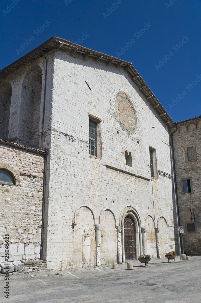 Obraz premium Kościół św. Pietro. Gubbio. Umbria.