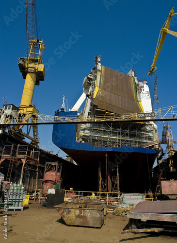 Ship in the dock