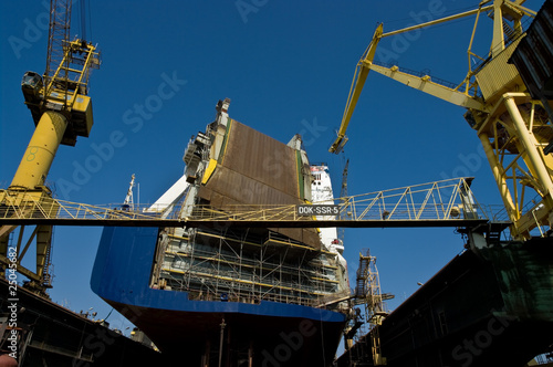 Ship in the dock