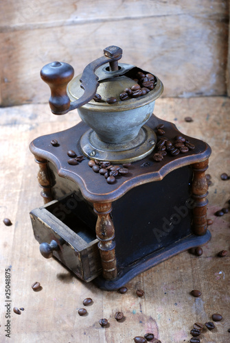 Vintage coffee mill