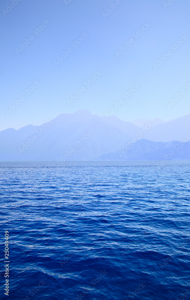 Sea and mountain