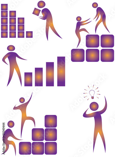 collection of human motifs in action