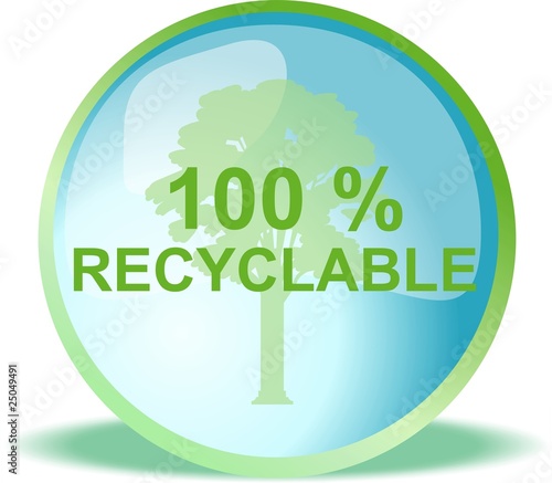bouton 100 % recyclable