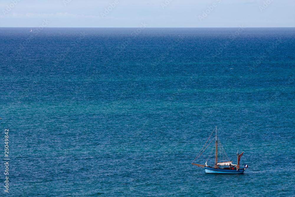 Sailboat in the sea Sailboat in the sea