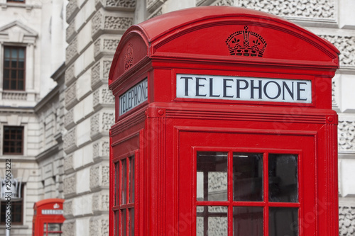 Classic London Red Telephone Box photo