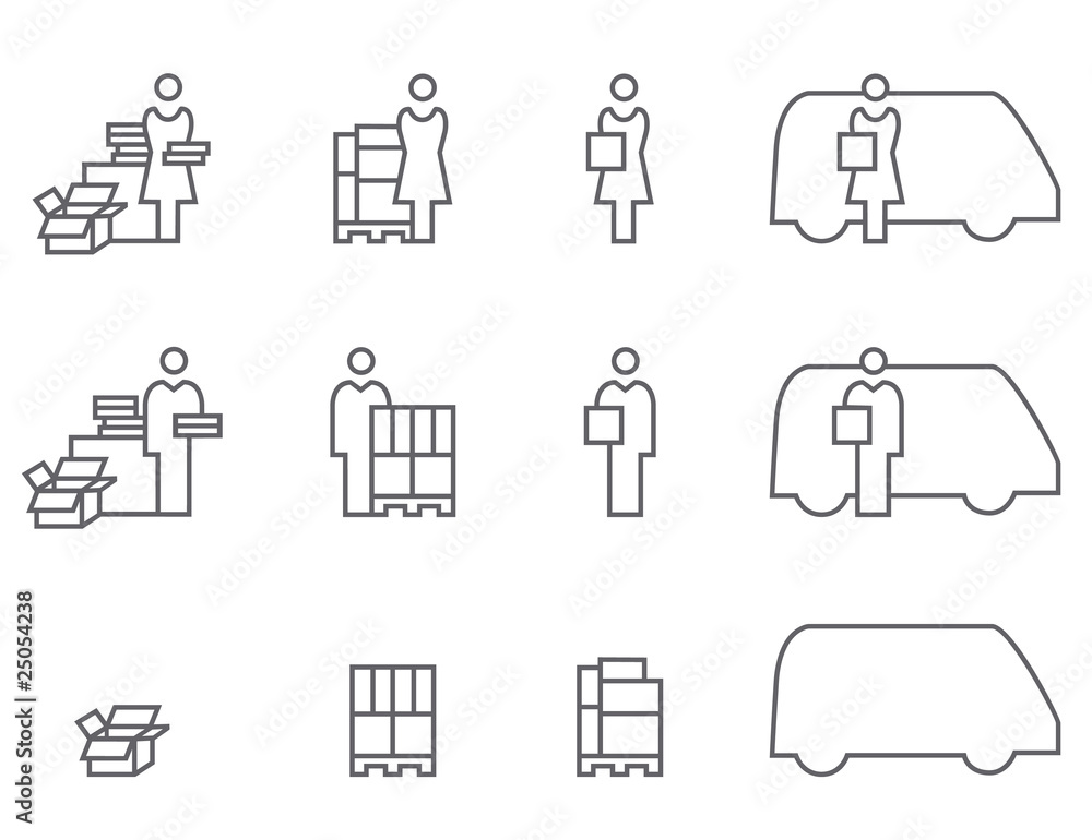 Icon Set Logistik Icon Set Logistik