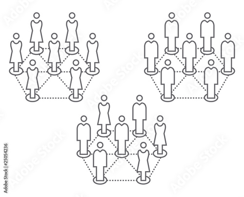 Icon Set Netzwerk