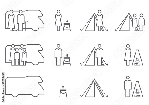 Icon Set Camping