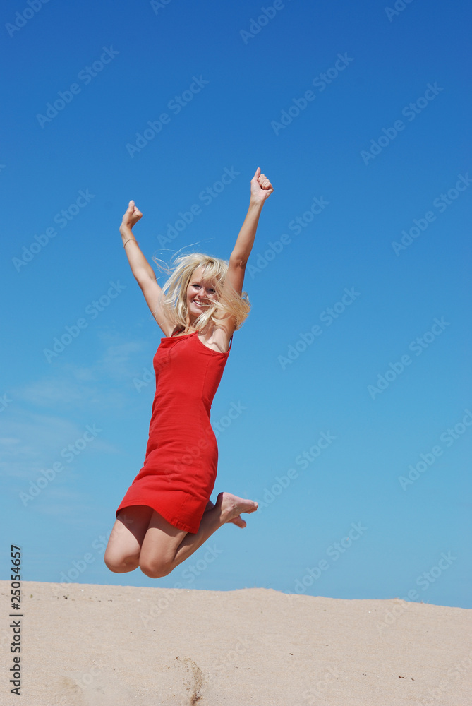 Femme sur la plage Femme sur la plage