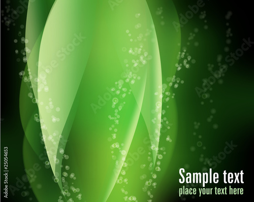 Abstract green plant