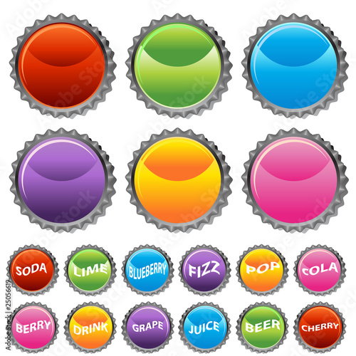 Bottle Cap Button Set