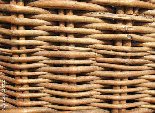 Fragment of a wicker basket