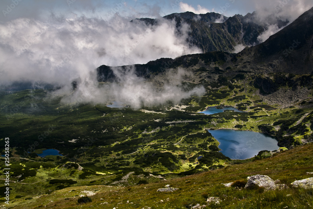 High mountain lakes