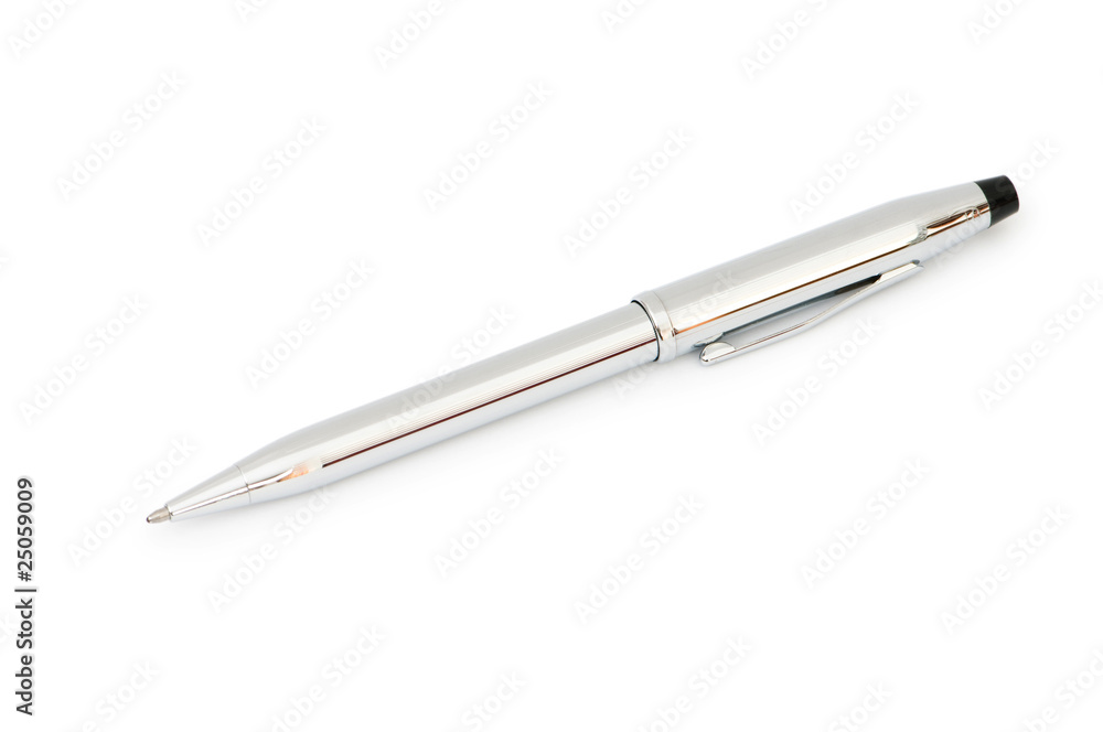 Writing pen isolated on the white background Writing pen isolated on the white background
