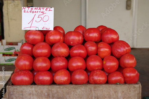 Tomatoes At The Market photo