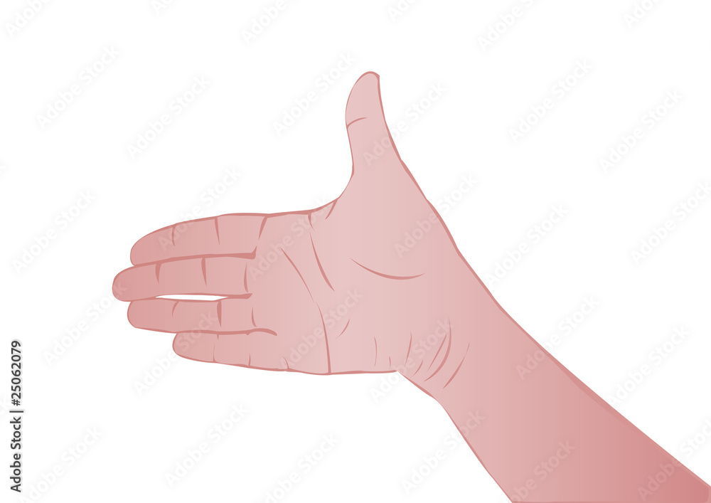 Hand of the person Hand of the person