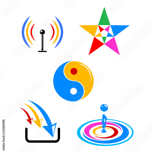 colorful vector symbols