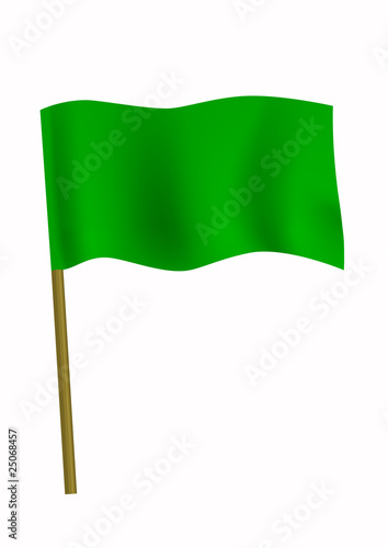 Green small flag
