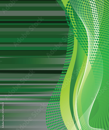 Abstract green background. Vector illustration