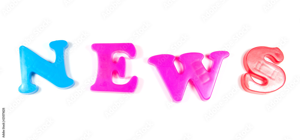news, written in fridge magnets news, written in fridge magnets