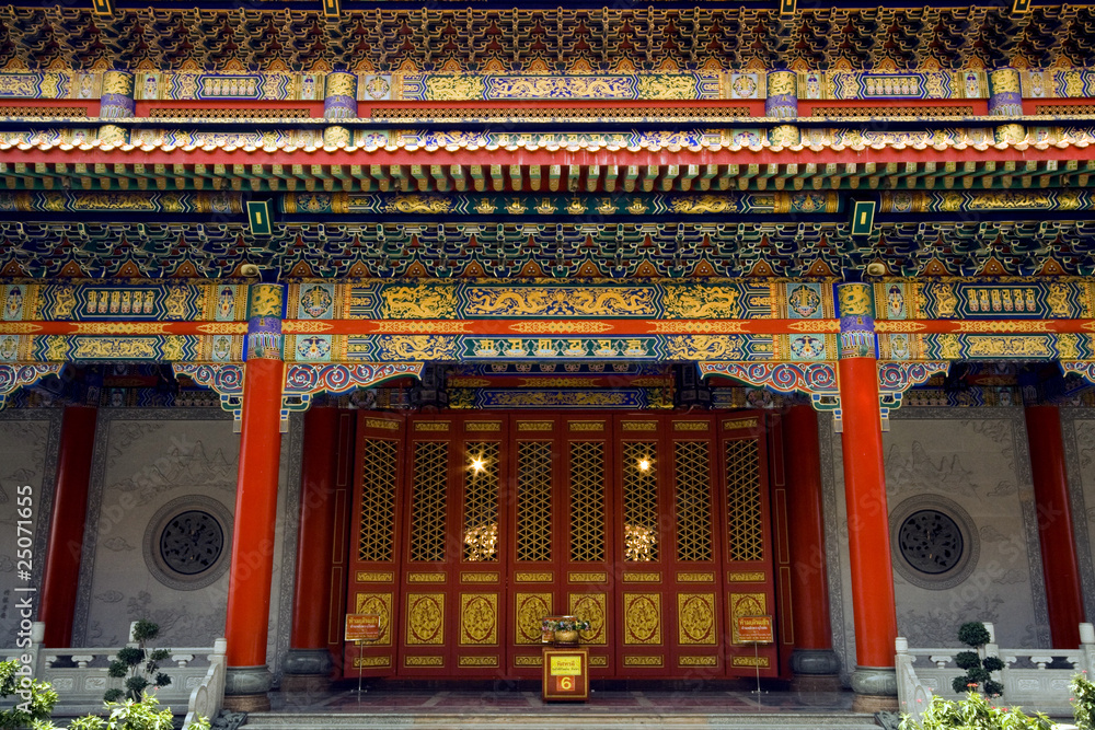 Obraz premium Chinese temple in Thailand.